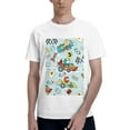 thumbnail image 1 of Bingfone Cartoon Car Racing Men'S Loose Fit Short-Sleeve Pocket T-Shirt, 1 of 7