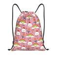 thumbnail image 1 of Bingfone Cartoon Chicken Drawstrings Backpacks Bags for Men Women Gym Drawstrings Bag-Small, 1 of 8