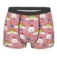 thumbnail image 1 of Bingfone Cartoon Chicken Men's Underwear - Casual Stretch Boxer Briefs-Large, 1 of 7