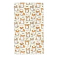 thumbnail image 1 of Bingfone Cartoon Corgi Ultra Absorbent & Soft Hand Towels For Bath, Hand, Face, Gym And Spa-27.5x16in, 1 of 9