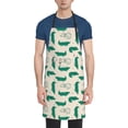 thumbnail image 1 of Bingfone Cartoon Crocodile Apron Gifts For Men, Women Professional Grade Chef Apron for Kitchen,BBQ & Grill, 1 of 8