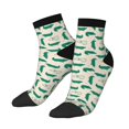 thumbnail image 1 of Bingfone Cartoon Crocodile Design Patterned Men's Women's Casual Cotton Socks, 1 of 5