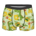 thumbnail image 1 of Bingfone Cartoon Dinosaurs Men'S Underwear - Casual Stretch Boxer Briefs-Small, 1 of 9