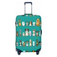 thumbnail image 1 of Bingfone Cartoon Dogs Luggage Cover Washable Suitcase Cover Protector Anti-Scratch Suitcase Cover Fits 18-32 Inch Luggage (without luggage), 1 of 9