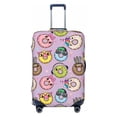 thumbnail image 1 of Bingfone Cartoon Donuts Luggage Cover Washable Suitcase Cover Protector Anti-scratch Suitcase cover Fits 18-32 Inch Luggage (No luggage included), 1 of 8