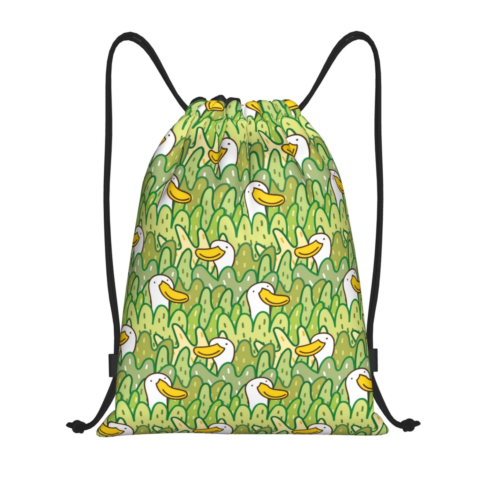Sac à Dos Canard Cartoon – Sac École Ado, Taille 43x32x14 Cm, Tissu Doux, Multicolore, Poches Multiples, Style Kawaii - 9