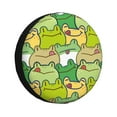 thumbnail image 1 of Bingfone Cartoon Frog Spare Tire Cover Weatherproof Universal Wheel Protectors For Rv Camper Travel Trailer Suv Truck 17 Inch, 1 of 9