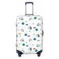thumbnail image 1 of Bingfone Cartoon House Car Luggage Cover Washable Suitcase Cover Protector Anti-scratch Suitcase cover Fits 18-32 Inch Luggage, 1 of 8