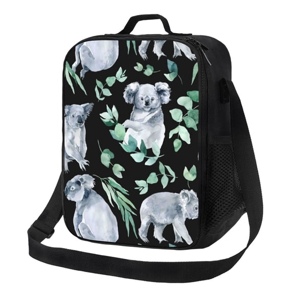 Bingfone Cartoon Koala Bear Reusable Insulated Lunch Bag Cooler For Work School Picnic Or Travel