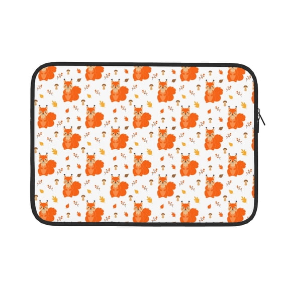 Bingfone Cartoon Squirrel Laptop Sleeve Case 13 inch , 360° Protective Computer Carrying Bag