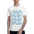 thumbnail image 1 of Bingfone Cartoon Sushi Men'S Loose Fit Short-Sleeve Pocket T-Shirt, 1 of 7