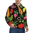 thumbnail image 1 of Bingfone Cartoon Vegetables Men'S Drawstring Hoodie Long Sleeve Pocket Sweatshirts-Medium, 1 of 9