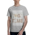 thumbnail image 1 of Bingfone Cat Yoga Time Men'S Loose Fit Short-Sleeve Pocket T-Shirt, 1 of 7