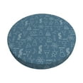 thumbnail image 1 of Bingfone Chemical Formulas And Objects Padded Round Bar Stool Cover Cushion with Elastic Fabric Round Chair Seat - Chemical Formulas And Objects, 1 of 7