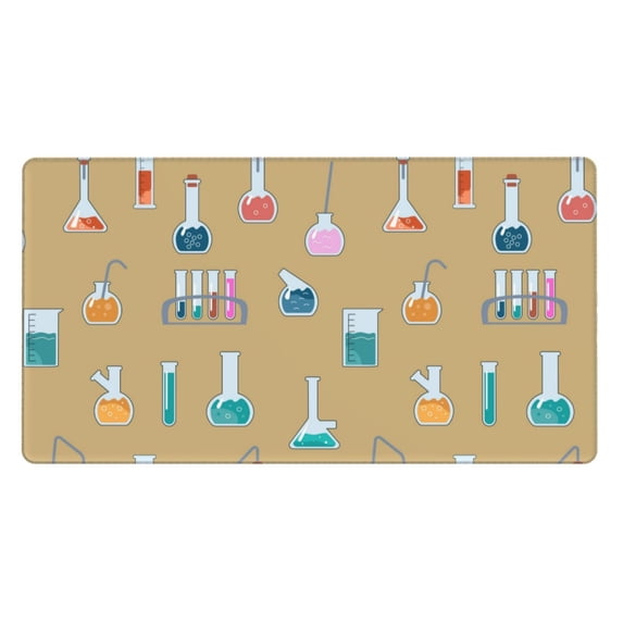 Bingfone Chemistry Class Large Gaming Mouse Pad,Extended Desk Mousepad with Stitched Edges,Non-Slip Base,Water Resist Keyboard Pad for Gamer, Office & Home, 29.5 x 16 in