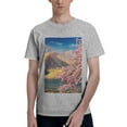 thumbnail image 1 of Bingfone Cherry Blossoms Men'S Loose Fit Short-Sleeve Pocket T-Shirt, 1 of 7