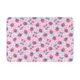 thumbnail image 1 of Bingfone Cherry Strawberry Door Mat 16"x24" Front Entrance Non-Slip Low Profile Washable for Entryway, 1 of 7