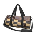 thumbnail image 1 of Bingfone Chess Board With Pawns Print Gym Duffle Backpack for Men Women,Travel Weekender Carry-On Bags with Detachable Back Pack Straps for Traveling Overnight Climb Sports, 1 of 7