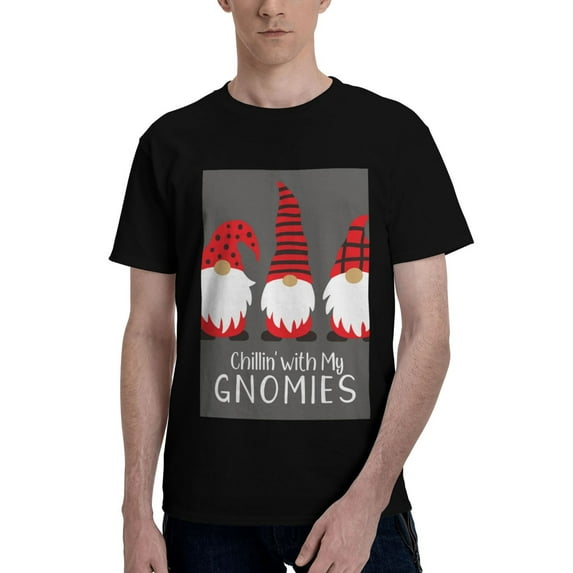 Bingfone Chillin With My Gonme Men'S Loose Fit Short-Sleeve Pocket T-Shirt