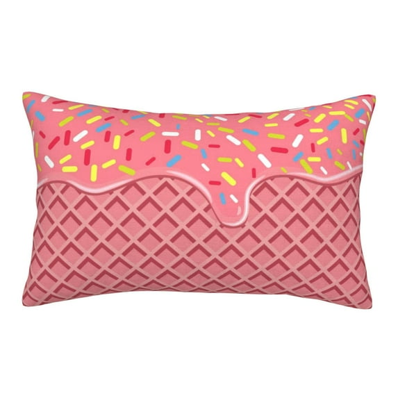Bingfone Chocolate With Flowing Cream Standard Size Pillowcase, Long Staple Pure Cotton Envelope Closure Pillow Cover,20"X30"