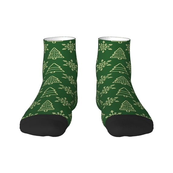 Bingfone Christmas (2) Design Patterned Men'S Women'S Casual Cotton Socks