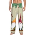 thumbnail image 1 of Bingfone Christmas Card With Gnomes Mens All Over Print Sleep Pajama Pants-X-Large, 1 of 5