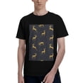 thumbnail image 1 of Bingfone Christmas Deers Men'S Loose Fit Short-Sleeve Pocket T-Shirt, 1 of 7