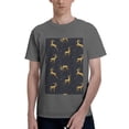 thumbnail image 1 of Bingfone Christmas Deers Men'S Loose Fit Short-Sleeve Pocket T-Shirt, 1 of 7