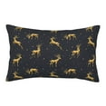 thumbnail image 1 of Bingfone Christmas Deers Standard Size Pillowcase, Long Staple Pure Cotton Envelope Closure Pillow Cover,14"X20", 1 of 9