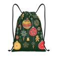 thumbnail image 1 of Bingfone Christmas Drawstrings Backpacks Bags For Men Women Gym Drawstrings Bag, 1 of 9