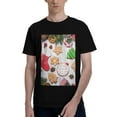 thumbnail image 1 of Bingfone Christmas Gingerbread Cookies Men'S Loose Fit Short-Sleeve Pocket T-Shirt, 1 of 7