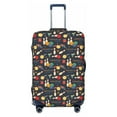 thumbnail image 1 of Bingfone Christmas Holiday Bowling Luggage Cover Washable Suitcase Cover Protector Anti-scratch Suitcase cover Fits 18-32 Inch Luggage (No luggage included), 1 of 8