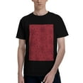 thumbnail image 1 of Bingfone Christmas Red Snowflakes Men'S Loose Fit Short-Sleeve Pocket T-Shirt, 1 of 7