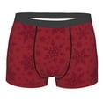 thumbnail image 1 of Bingfone Christmas Red Snowflakes Men'S Underwear - Casual Stretch Boxer Briefs-Large, 1 of 9