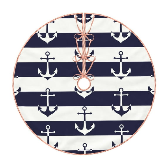 Bingfone Christmas Tree Skirt Mat Christmas Decoration Interior 30"-Anchors