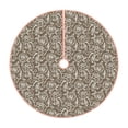 thumbnail image 1 of Bingfone Christmas Tree Skirt Mat Christmas Decoration Interior 30" -Flower Rose, 1 of 1