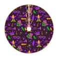 thumbnail image 1 of Bingfone Christmas Tree Skirt Mat Christmas Decoration Interior 30"-Mardi Gra2, 1 of 8