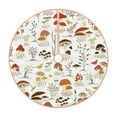 thumbnail image 1 of Bingfone Christmas Tree Skirt Mat Christmas Decoration Interior 30"-Mushrooms And Butterflies, 1 of 8