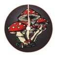 thumbnail image 1 of Bingfone Christmas Tree Skirt Mat Christmas Decoration Interior 30"-Red Mushrooms, 1 of 8