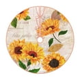 thumbnail image 1 of Bingfone Christmas Tree Skirt Mat Christmas Decoration Interior 30"-Sunflower, 1 of 8