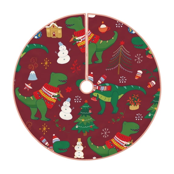Bingfone Christmas Tree Skirt Mat Christmas Decoration Interior 30"-