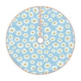 thumbnail image 1 of Bingfone Christmas Tree Skirt Mat Christmas Decoration Interior 36" -Floral Daisy, 1 of 6