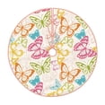 thumbnail image 1 of Bingfone Christmas Tree Skirt Mat Christmas Decoration Interior 36" -Retro Colorful Butterfly, 1 of 6