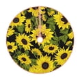 thumbnail image 1 of Bingfone Christmas Tree Skirt Mat Christmas Decoration Interior 36"-Sunflowers In Vintage, 1 of 8