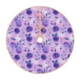 thumbnail image 1 of Bingfone Christmas Tree Skirt Mat Christmas Decoration Interior 36"-Violet, 1 of 8