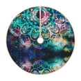 thumbnail image 1 of Bingfone Christmas Tree Skirt Mat Christmas Decoration Interior 36"-Watercolor Mandala, 1 of 8