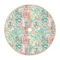 thumbnail image 1 of Bingfone Christmas Tree Skirt Mat Christmas Decoration Interior 36" -Watercolor Tiger, 1 of 6