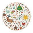 thumbnail image 1 of Bingfone Christmas Tree Skirt Mat Christmas Decoration Interior 36"-Winter Christmas, 1 of 8