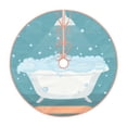 thumbnail image 1 of Bingfone Christmas Tree Skirt Mat Christmas Decoration Interior 48"-Bathtub With Soap Bubbles, 1 of 8