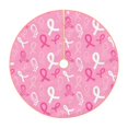 thumbnail image 1 of Bingfone Christmas Tree Skirt Mat Christmas Decoration Interior 48" -Breast Cancer Awareness (3), 1 of 6